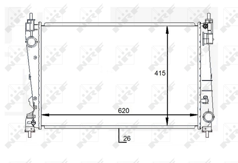 NRF Radiateur 59084