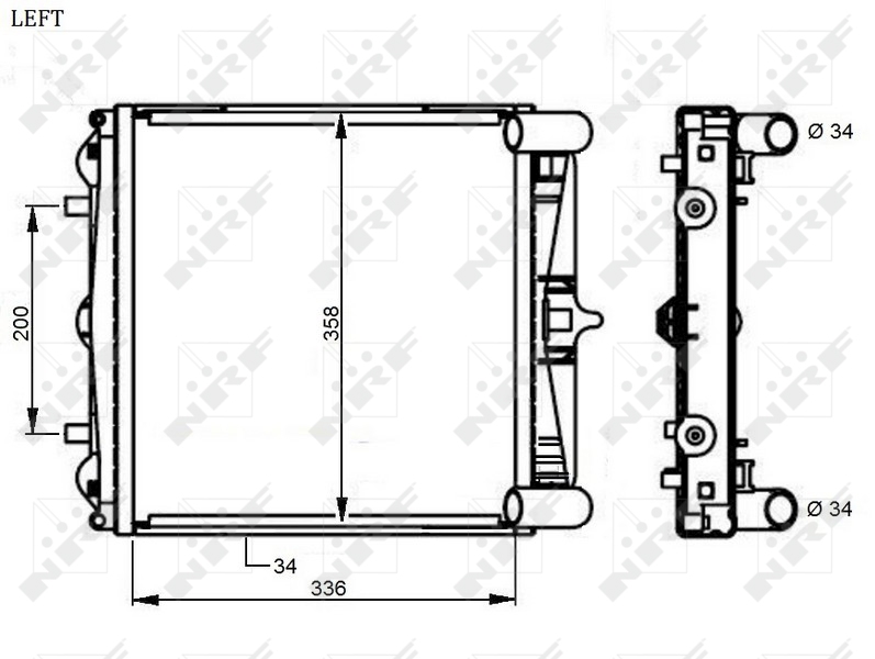 NRF Radiateur 59130