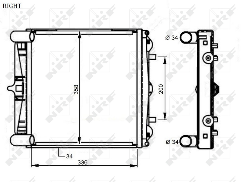 NRF Radiateur 59131