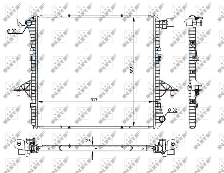 NRF Radiateur 59145