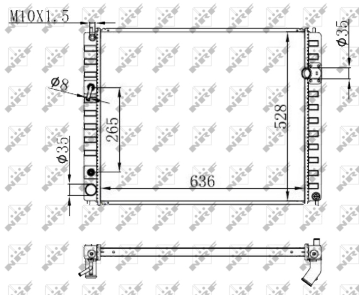 NRF Radiateur 59147