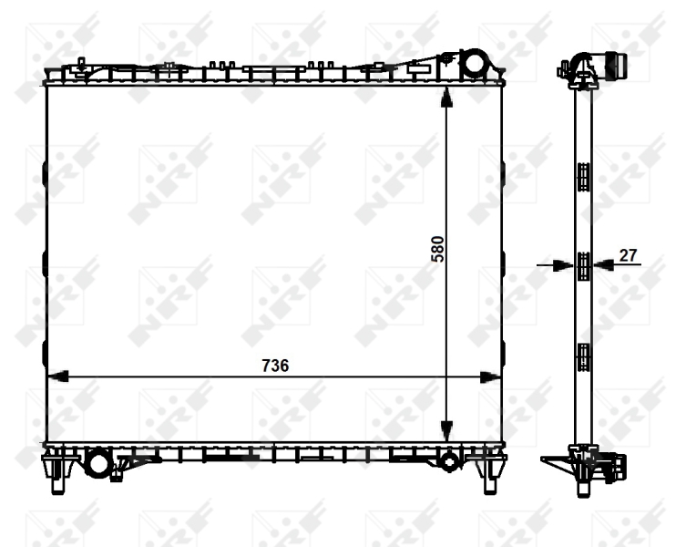 NRF Radiateur 59174