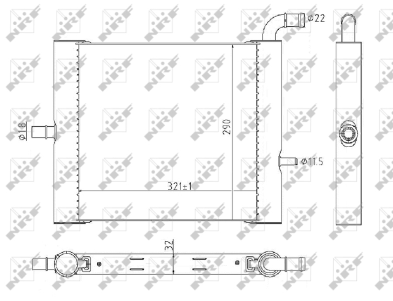 NRF Radiateur 59176