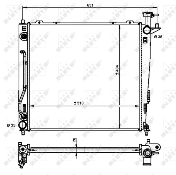 NRF Radiateur 59201