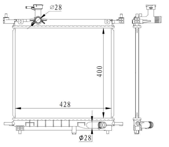 NRF Radiateur 59223