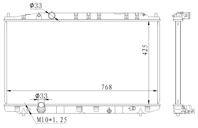 NRF Radiateur 59225