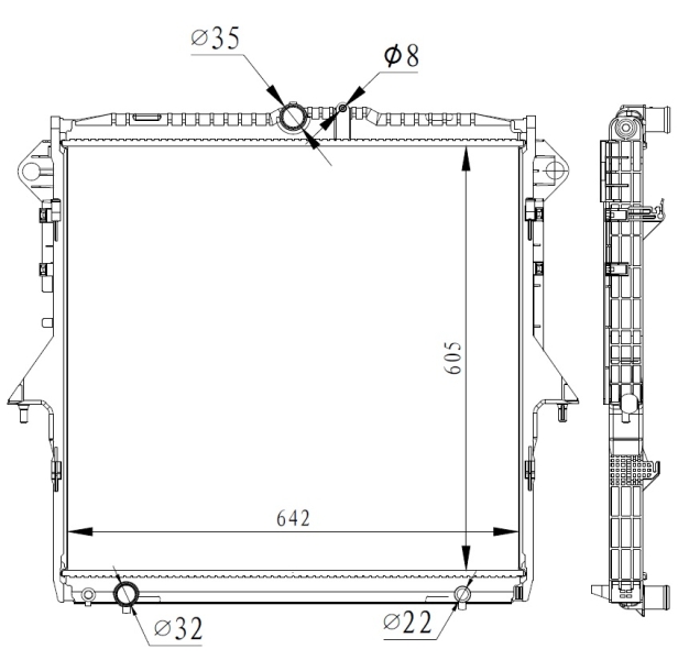 NRF Radiateur 59261