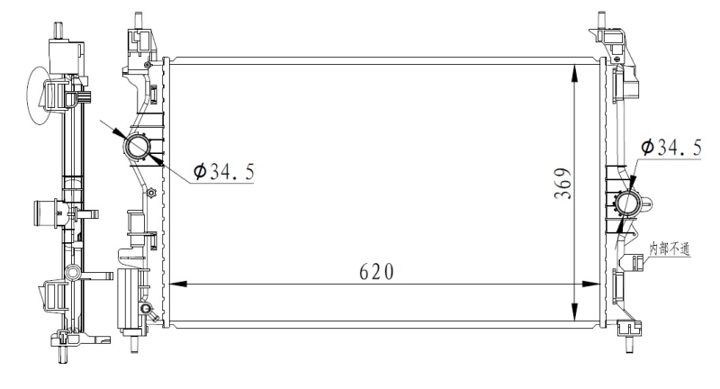 NRF Radiateur 59265