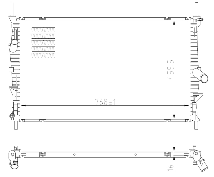 NRF Radiateur 59293