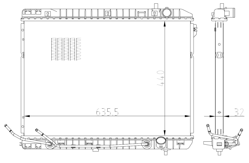 NRF Radiateur 59297