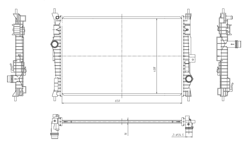 NRF Radiateur 59302