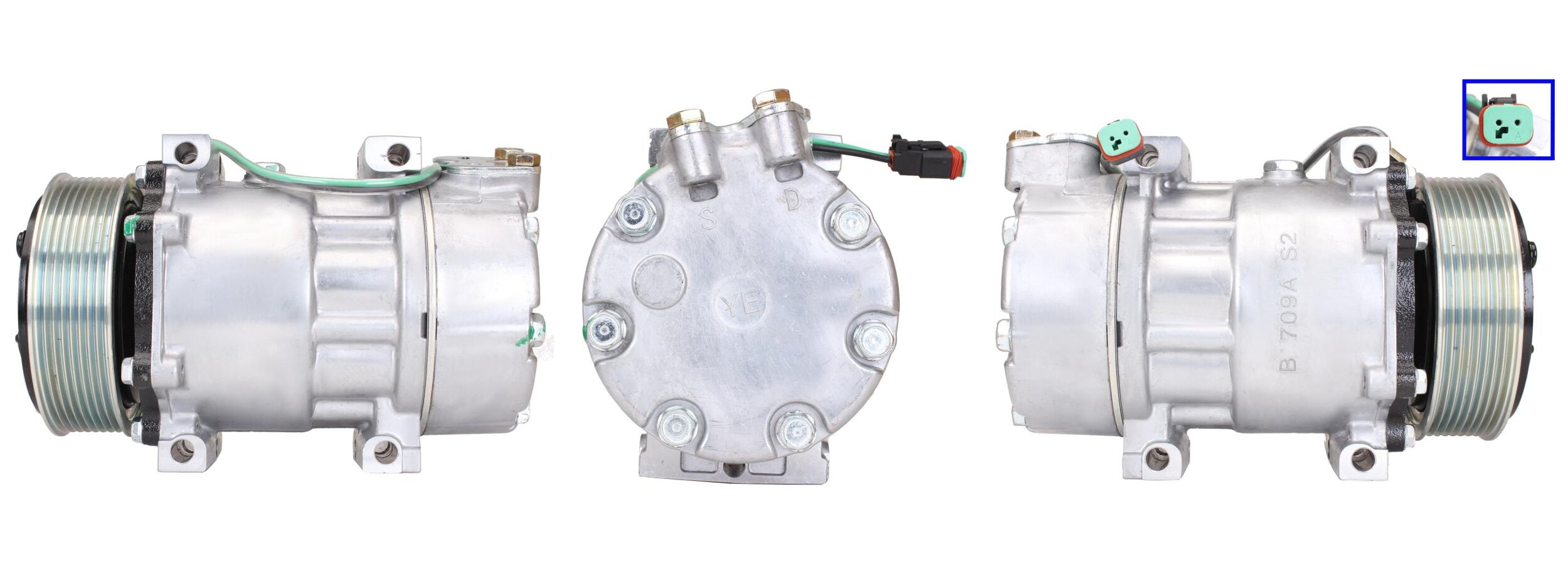 Elstock Airco compressor 51-0978