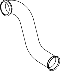 Dinex Uitlaatpijp 17100