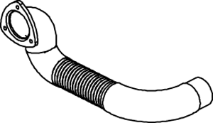 Dinex Uitlaatpijp 17103