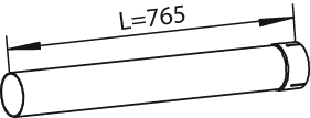 Dinex Uitlaatpijp 21111