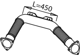 Dinex Uitlaatpijp 21162