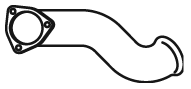Dinex Uitlaatpijp 21181