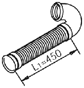 Dinex Uitlaatpijp 21183