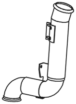Dinex Uitlaatpijp 21249