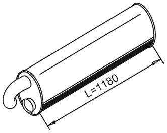 Dinex Achterdemper 21358