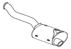 Dinex Achterdemper 21481