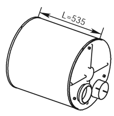 Dinex Middendemper 21486