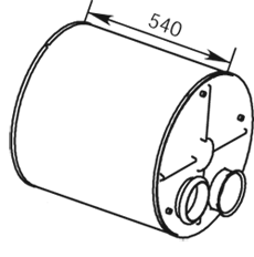 Dinex Middendemper 21488