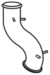 Dinex Uitlaatpijp 21505