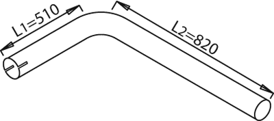 Dinex Uitlaatpijp 21601