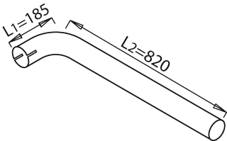 Dinex Uitlaatpijp 21606