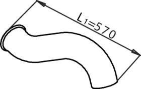Dinex Uitlaatpijp 21706