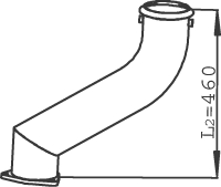 Dinex Uitlaatpijp 21722