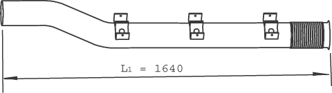 Dinex Uitlaatpijp 21723