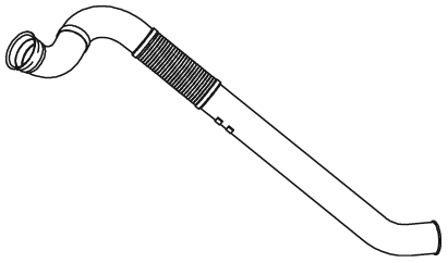 Dinex Uitlaatpijp 21746