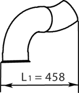 Dinex Uitlaatpijp 21778