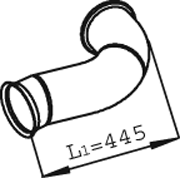 Dinex Uitlaatpijp 22143