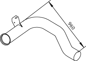 Dinex Uitlaatpijp 22169