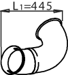Dinex Uitlaatpijp 22178