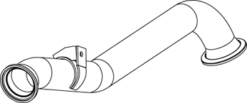 Dinex Uitlaatpijp 22195