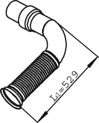 Dinex Uitlaatpijp 22263