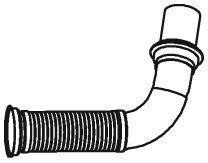 Dinex Uitlaatpijp 22276