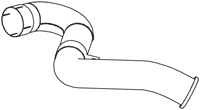 Dinex Uitlaatpijp 22632