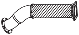 Dinex Uitlaatpijp 28080