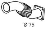 Dinex Uitlaatpijp 28211