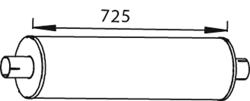 Dinex Middendemper 28322