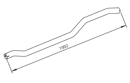 Dinex Uitlaatpijp 28688