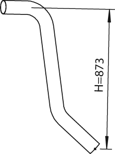 Dinex Uitlaatpijp 28772
