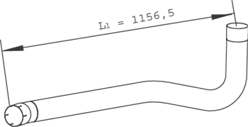Dinex Uitlaatpijp 28793