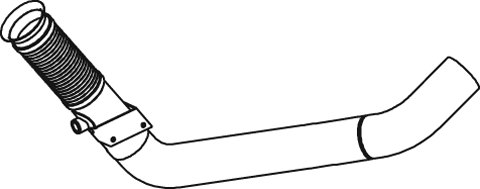 Dinex Uitlaatpijp 29008
