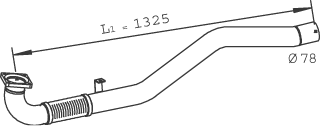 Dinex Uitlaatpijp 29241